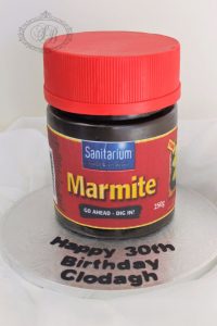 3D Marmite Jar cake