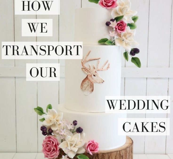 transporting wedding cake