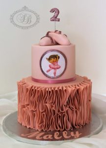 Dora Ballerina Cake