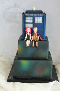 Doctor Who wedding cake