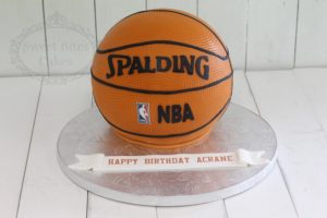 3D basketball cake