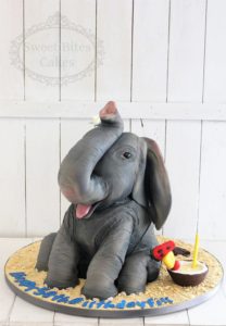 3D elephant cake
