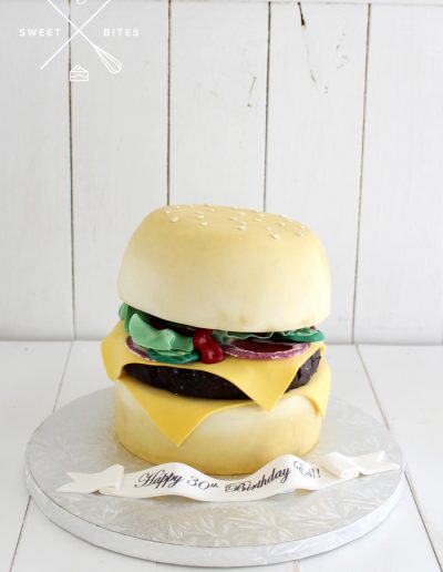 3d burger cake cheeseburger mcdonalds