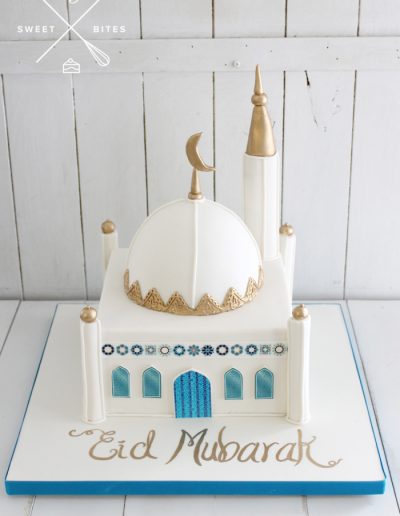 temple mosque 3d cake