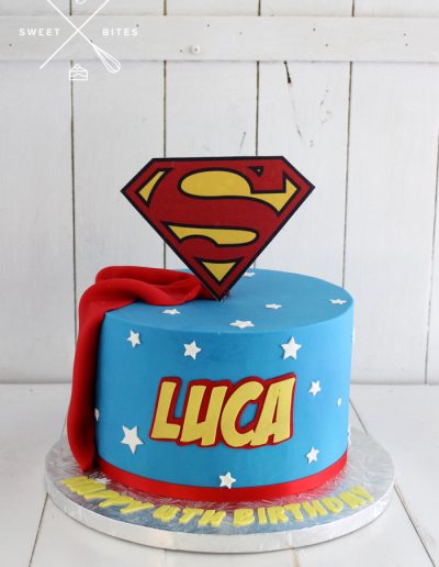 superman superhero cake cape