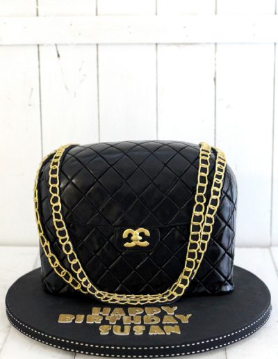 chanel 3d handbag luxury designer cake