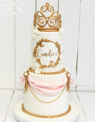 princess cake tiara crown 2 tier royal moulding