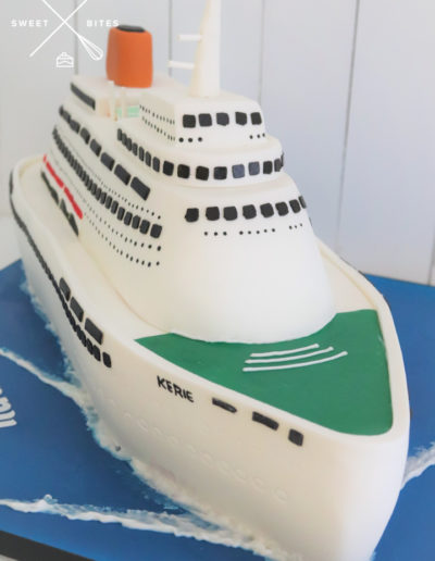 cruise ship cake 3d boat