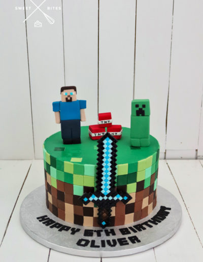 minecraft cake sword