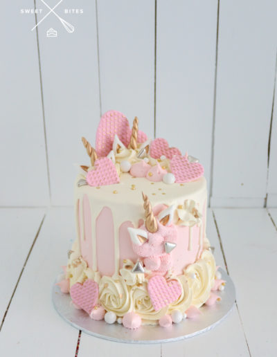 unicorn cake pink cute drip