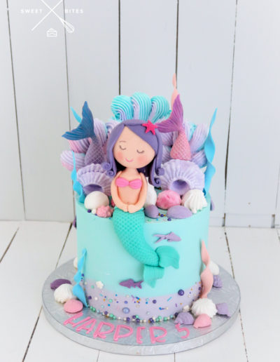 mermaid sea cake